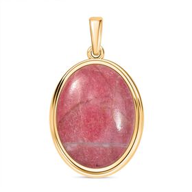 Rhodonit Anhänger Messing ca. 19,67 ct.