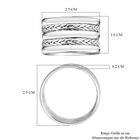 Royal Bali Kollektion- Ring im Stacking-Stil in 925 Silber image number 5