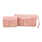 Life style Color:pink /Profile: wallet wall(exterior):PU Lining(interior): polyester; wallet Pockets(exterior):Pockets(interior):currency divider-2;card slot-7 long wallet Measurement:7.87*3.94*1.18inch short wallet Measurement:4.72*3.54