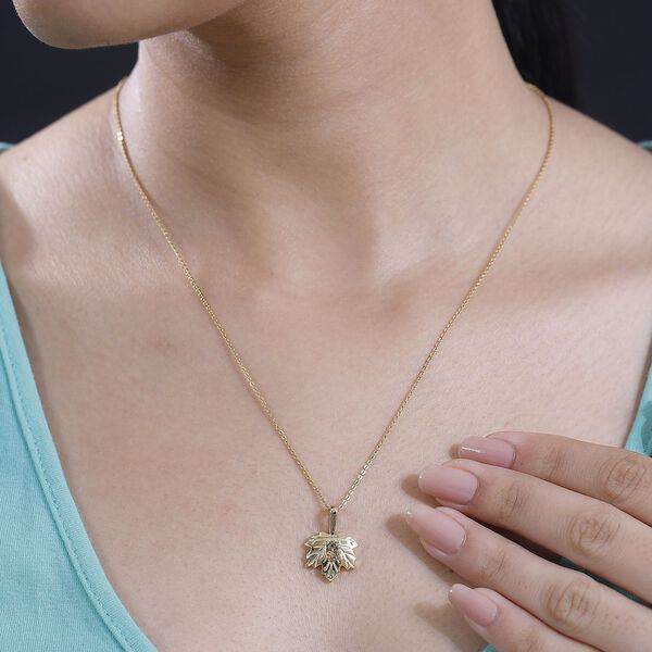 AA nat&uuml;rlicher goldener Tansanit Anh&auml;nger, ca. 0,35 ct. image number 3