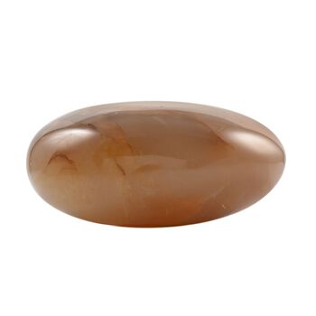 Gem Crystal Kollektion - Pfirsich Mondstein Handschmeichler - S, ca. 500 cts.