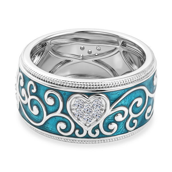 LUXURIANT DIAMOND - Lab Grown Diamant SI-GH Ring 925 Silber rhodiniert (Gr&ouml;&szlig;e 17.00) ca. 0,25 ct