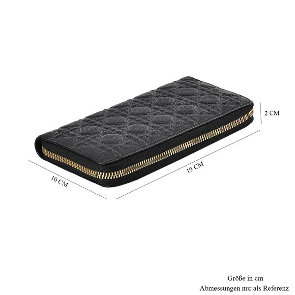 Echtleder Geldb&ouml;rse, Schwarz image number 8