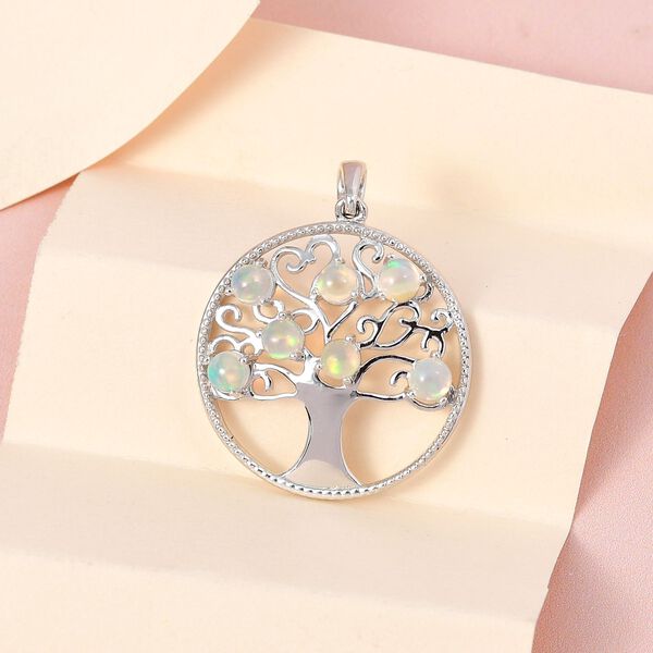 Natürlicher, äthiopischer Opal Cluster-Anhänger - 0,94 ct. image number 3