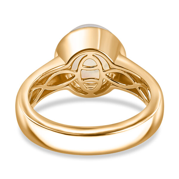 D'Joy AA Regenbogen Mondstein Ring - 3,33 ct. image number 6