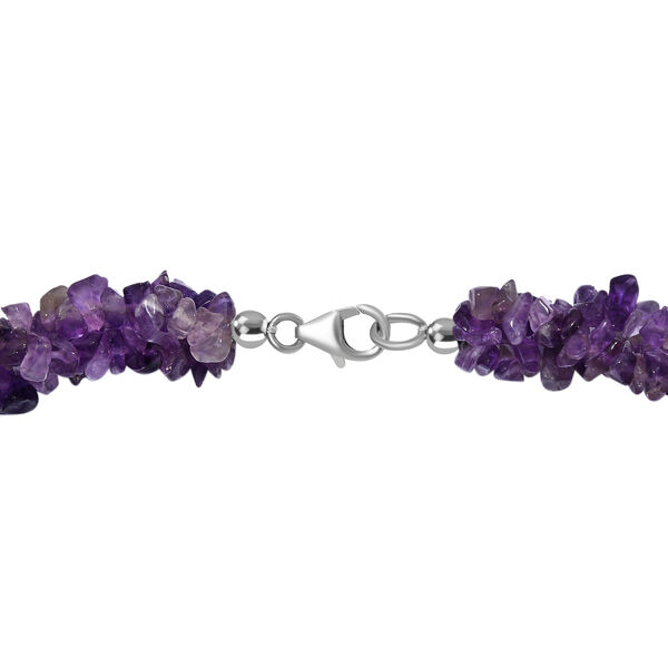 Afrikanische Amethyst Halskette, 50 cm - 370 ct. image number 4