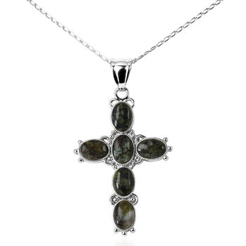 Drachenblutjaspis Anh&auml;nger ca. 15,00 ct.