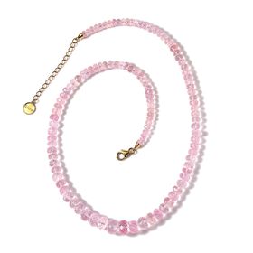 ILIANA AAA Morganit 45cm Halskette in 750 Gold - 155 ct.