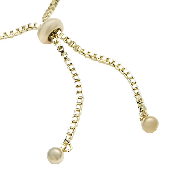 Weißer Zirkonia Bolo Armband ca. 15.25 cm Gold tone ca. 0,20 ct image number 5