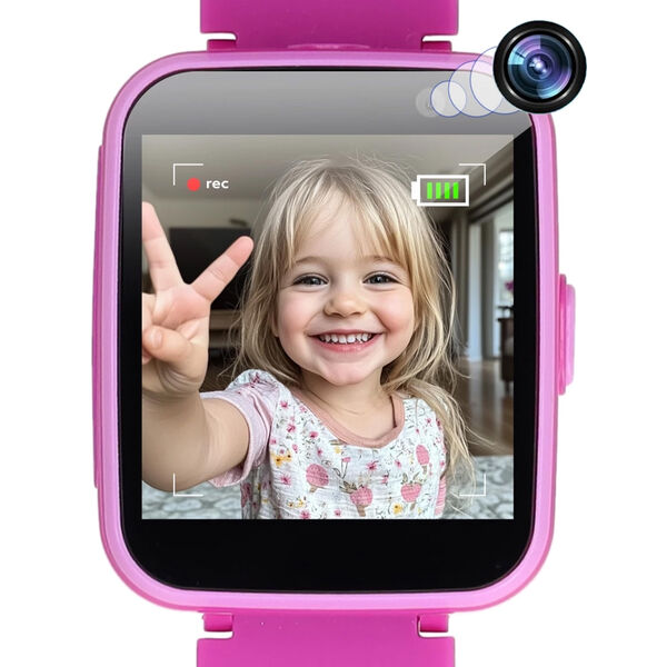 Kinder Smartwatch Dunkelrosa image number 0