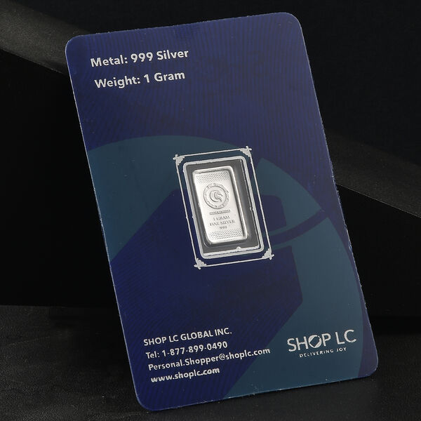 Blatt in der Hand 999 Silber-Barren, 1g image number 2