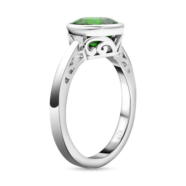 Nat&uuml;rlicher Chromdiopsid Ring, 925 Silber rhodiniert  ca. 2,00 ct image number 6
