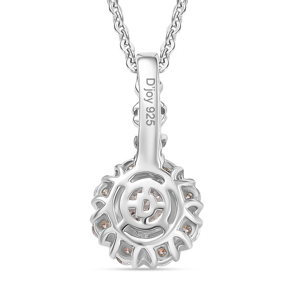 D'Joy Moissanit zweifarbiger Anh&auml;nger mit 50cm Kette - 0,77 ct. image number 5