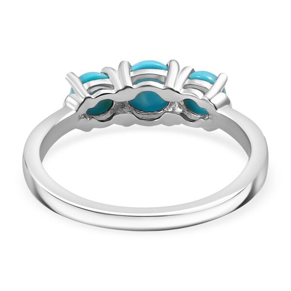 Amerikanischer nat&uuml;rlicher Sleeping Beauty T&uuml;rkis Ring - 1,11 ct. image number 6