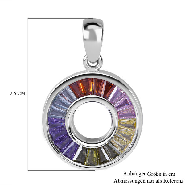 LUSTRO STELLA mehrfarbiger Zirkonia-Anhänger - 2,03 ct. image number 5