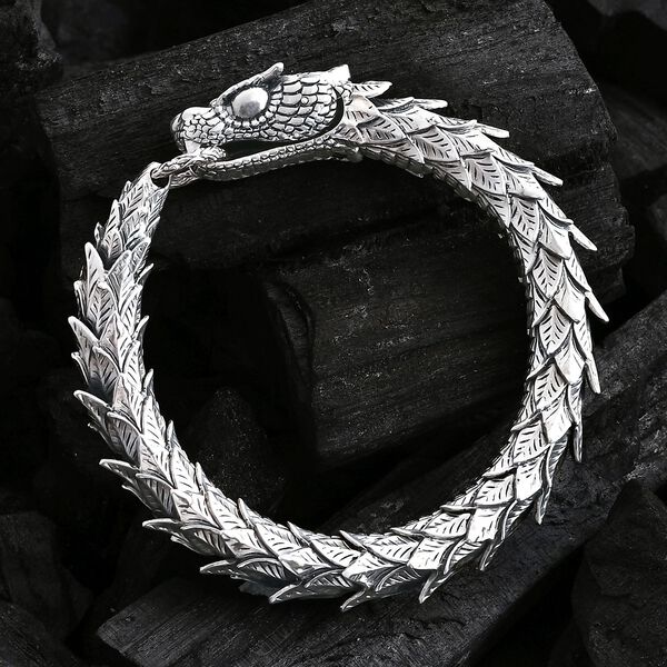 D'Joy Royal Bali - 925 Silber Drachen Armband, 19 cm image number 1