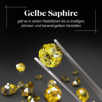 AA gelber Saphir-Ring - 1,75 ct.