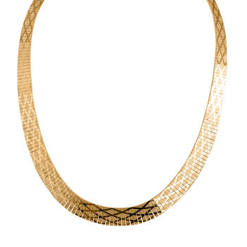 925 Silber vergoldet Halskette ca. 45 cm ca. 29,52g