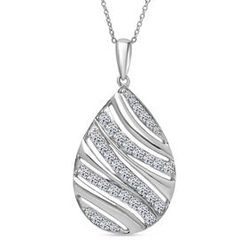 LUXURIANT DIAMOND - Lab Grown Diamant SI-GH Schmuckset, 925 Silber rhodiniert ca. 1,00 ct.