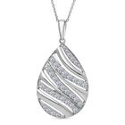 LUXURIANT DIAMOND - Lab Grown Diamant SI-GH Schmuckset, 925 Silber rhodiniert ca. 1,00 ct.