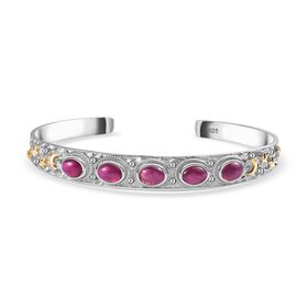 AA afrikanischer Rubin 19cm Armreif - 6,36 ct. AA afrikanischer Rubin 19cm Armreif - 6,36 ct.