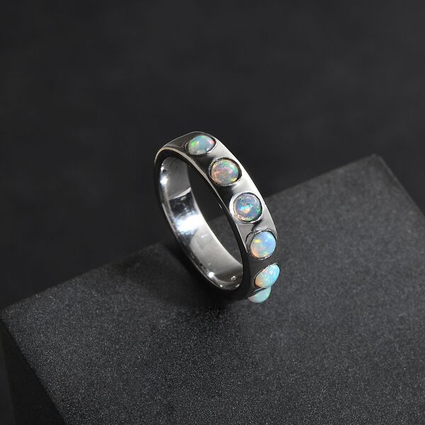 Nat&uuml;rlicher, &auml;thiopischer Welo Opal-Ring - 0,60 ct. image number 3