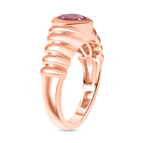 EVER TRUE Rosa Amethyst Ring Nickelfreies Messing (Gr&ouml;&szlig;e 16.00) ca. 1,09 ct image number 4