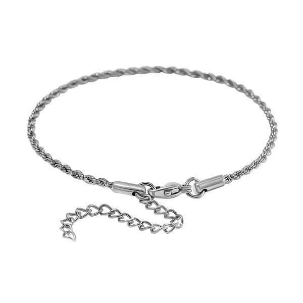 3er Set - Sehr Schick und Trendy Armb&auml;nder, Chirurgen-Edelstahl, Silberfarben image number 4