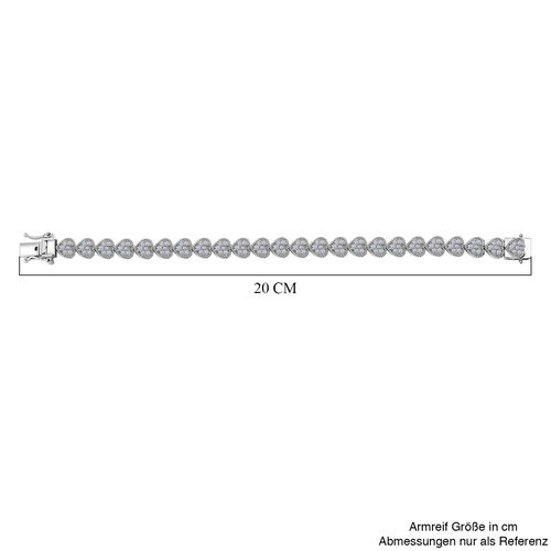 LUXURIANT DIAMOND- SGL zertifiziertes SI-GH Labor Diamant Armband - 4 ct. image number 5