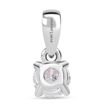 LUXURIANT SGL zertifizierter VS-EF Labor Diamant Anh&auml;nger in 950 Platin - 0,25 ct.