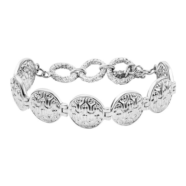 Royal Bali Kollektion- Geprägtes Münz-Armband image number 0