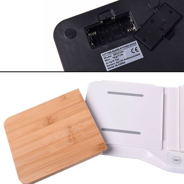 Schneidebrett mit Elektronischer Waage image number 4