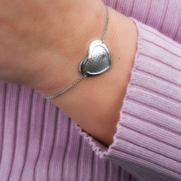 Herz-Armband, 23 cm image number 2