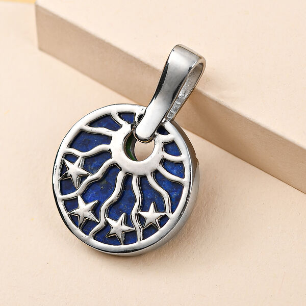 Lapislazuli Anh&auml;nger, reines Messing ca. 13,31 ct image number 3