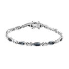 Blaues Diamant-Armband, 20 cm - 0,33 ct. image number 0