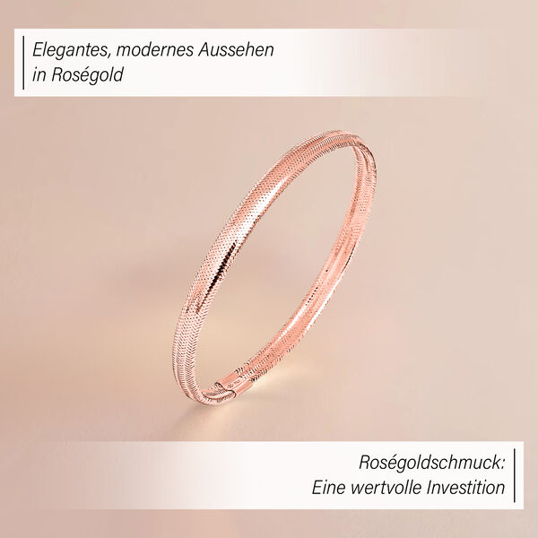 Maestro Kollektion- Precious flexibler Armreif, 585 Ros&eacute;gold image number 4