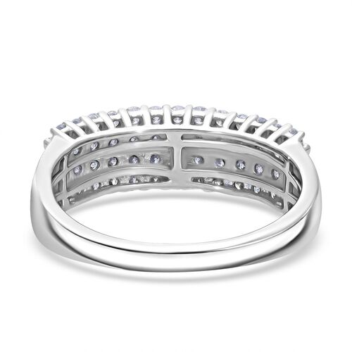 LUXURIANT DIAMOND - Lab Grown Diamant SI-GH SGL zertifiziert Ring 925 Silber rhodiniert (Größe 18.00) ca. 1.00 ct image number 4