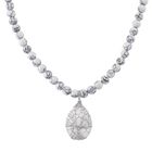 Weißer Howlit Halskette ca. 45 cm ca. 230.00 ct