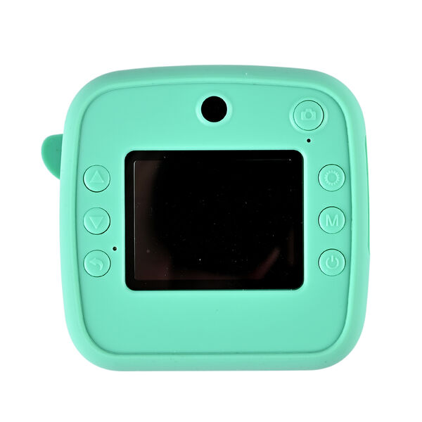 Kinder-Digitalkamera mit Sofortdruck-Funktion und Doppellinse, 10x4,5x10 cm, Grün image number 5