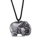 Terahertz Halskette, Elefantemotiv, ca. 71 cm, ca. 100.00 ct