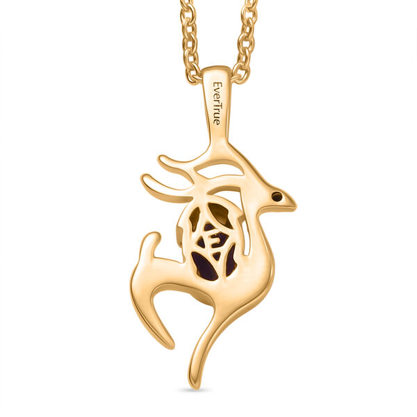 EVER TRUE Afrikanischer Amethyst, Schwarzer Spinell Schmuckset ca. 50 cm ca. 0.72 ct image number 4