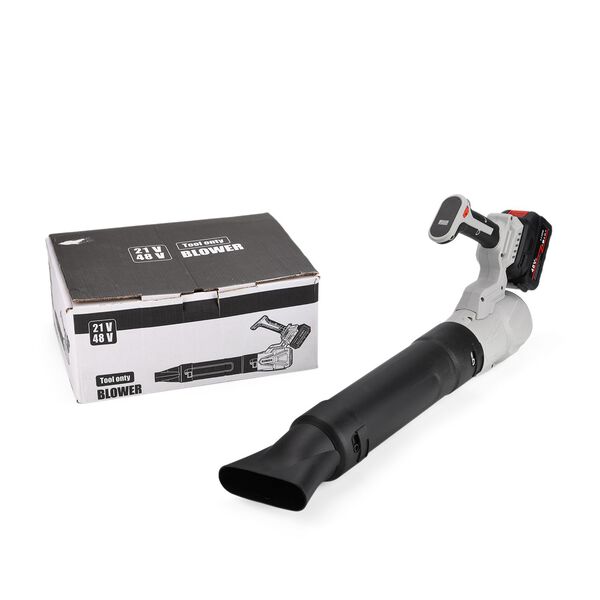 Akkubetriebener 21V Gebl&auml;ser mit LCD-Display, 5-stufige Leistungseinstellung, inklusive Ladeger&auml;t, Grau-Schwarz image number 11