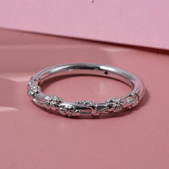 DESIGNER INSPIRIERT - 999 Platin Ring (Gr&ouml;&szlig;e 16.50) ca. 1,10g