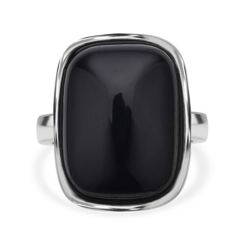 Schwarzer Turmalin Ring, ca. 35.00 ct image number 0