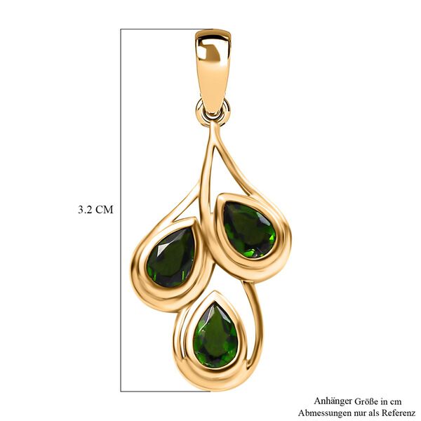 Nat&uuml;rlicher Chromdiopsid-Anh&auml;nger - 1,40 ct. image number 6