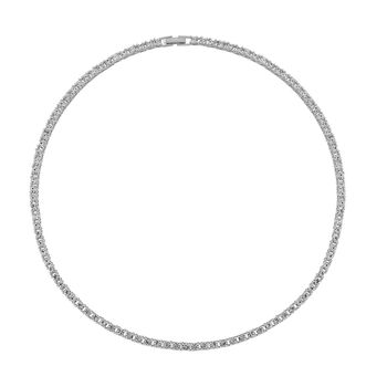 Kristall-Schmuckset in Silberton