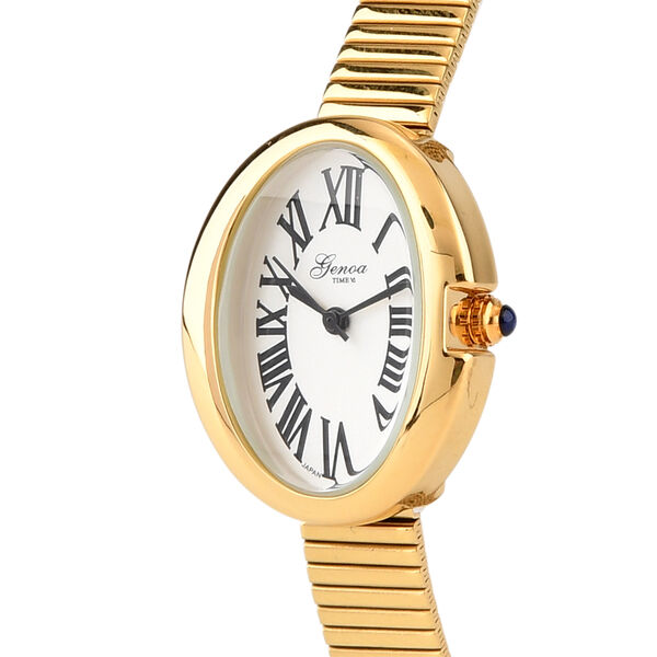 GENOA - Wei&szlig;er Zirkonia, Wei&szlig;es Perlmutt Schmuckset 316L Edelstahl IP-Gelbbeschichtung, Nickelfreies Messing IP-Gelbbeschichtung und Legierung IP-Gelbbeschichtung image number 2