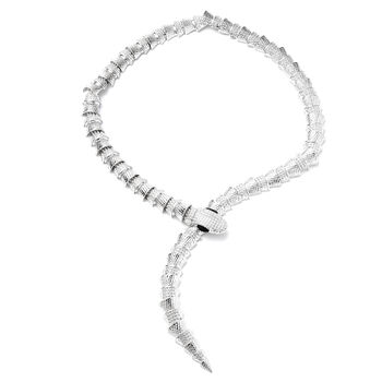 Mischen Glas Halskette ca. 56 cm in Silber tone