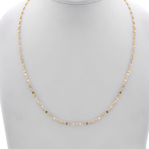 Valentino 925 Silber vergoldet Kette, ca. 45 cm image number 2