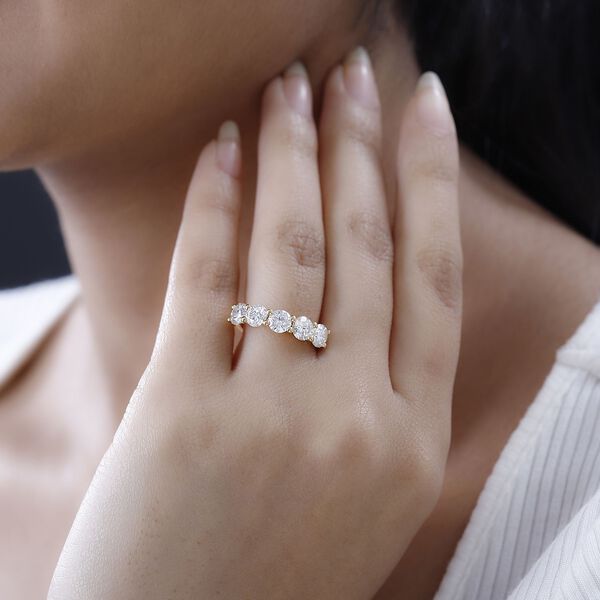 Moissanit Ring - 2 ct. image number 2